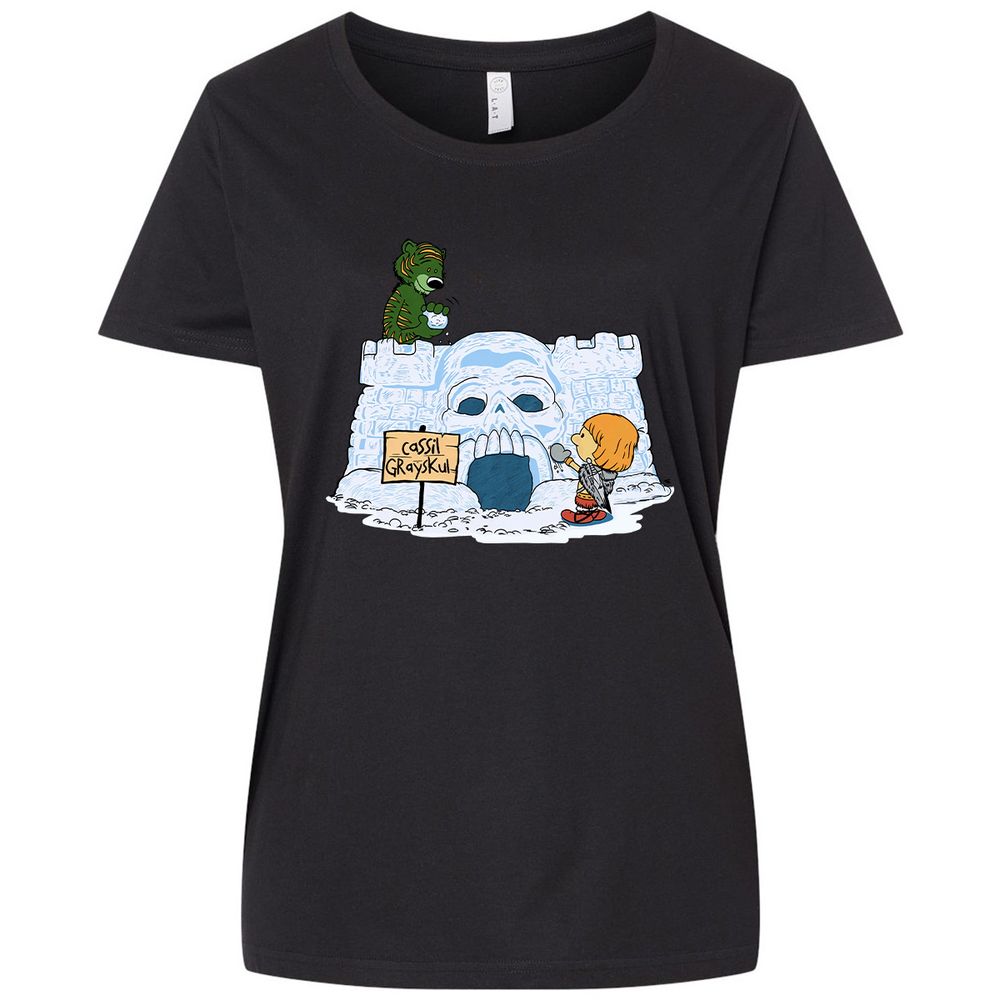 Ladies Curvy Jersey - BSL3RHBY - Blended Black - 1