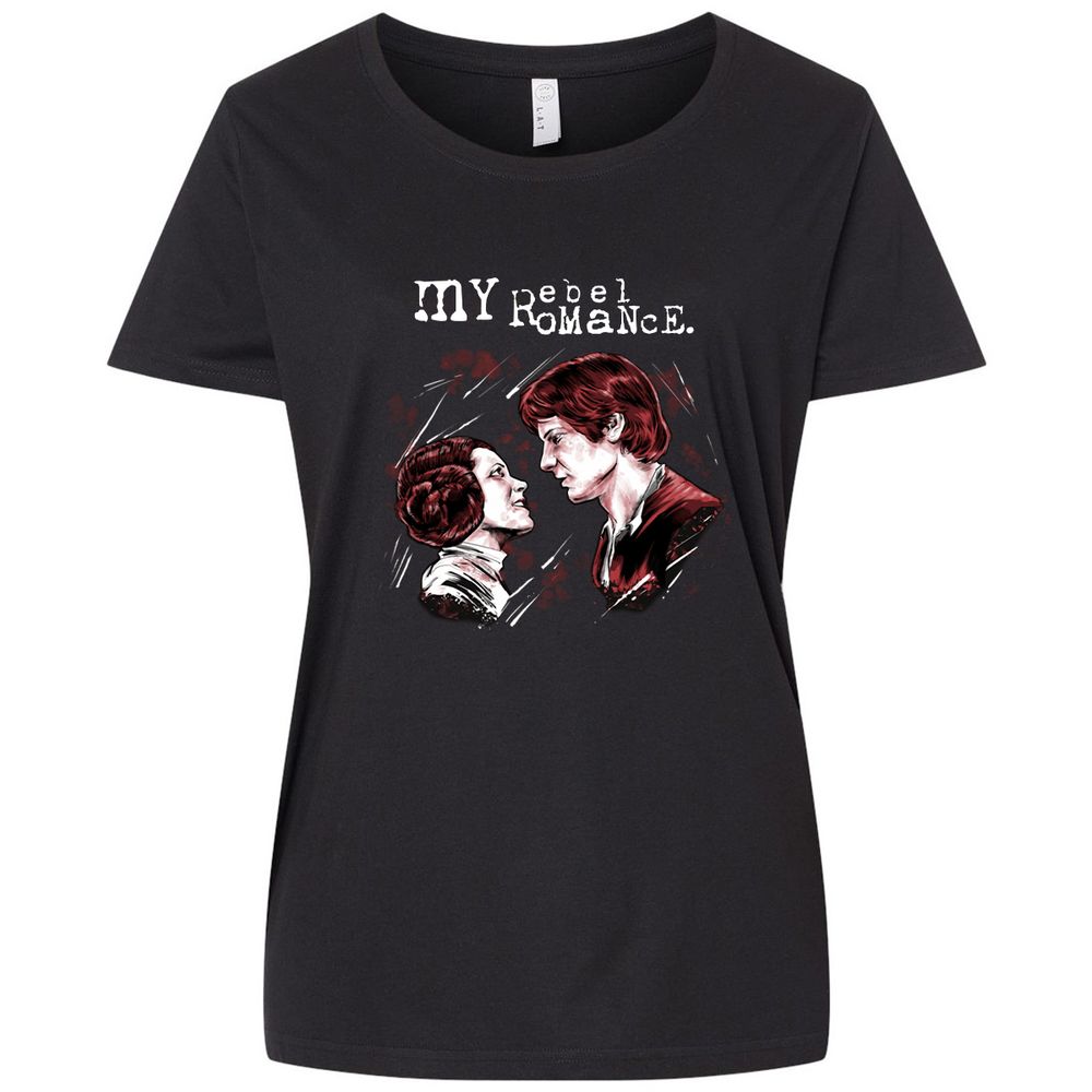 Ladies Curvy Jersey - 3X7XS3XL - Blended Black - 1