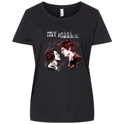 Ladies Curvy Jersey - 3X7XS3XL - Blended Black - 1