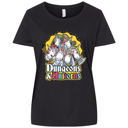 Ladies Curvy Jersey - B4WWDSAW - Blended Black - 1