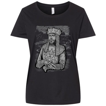 Ladies Curvy Jersey - 2JSNMU9G - Blended Black - 1