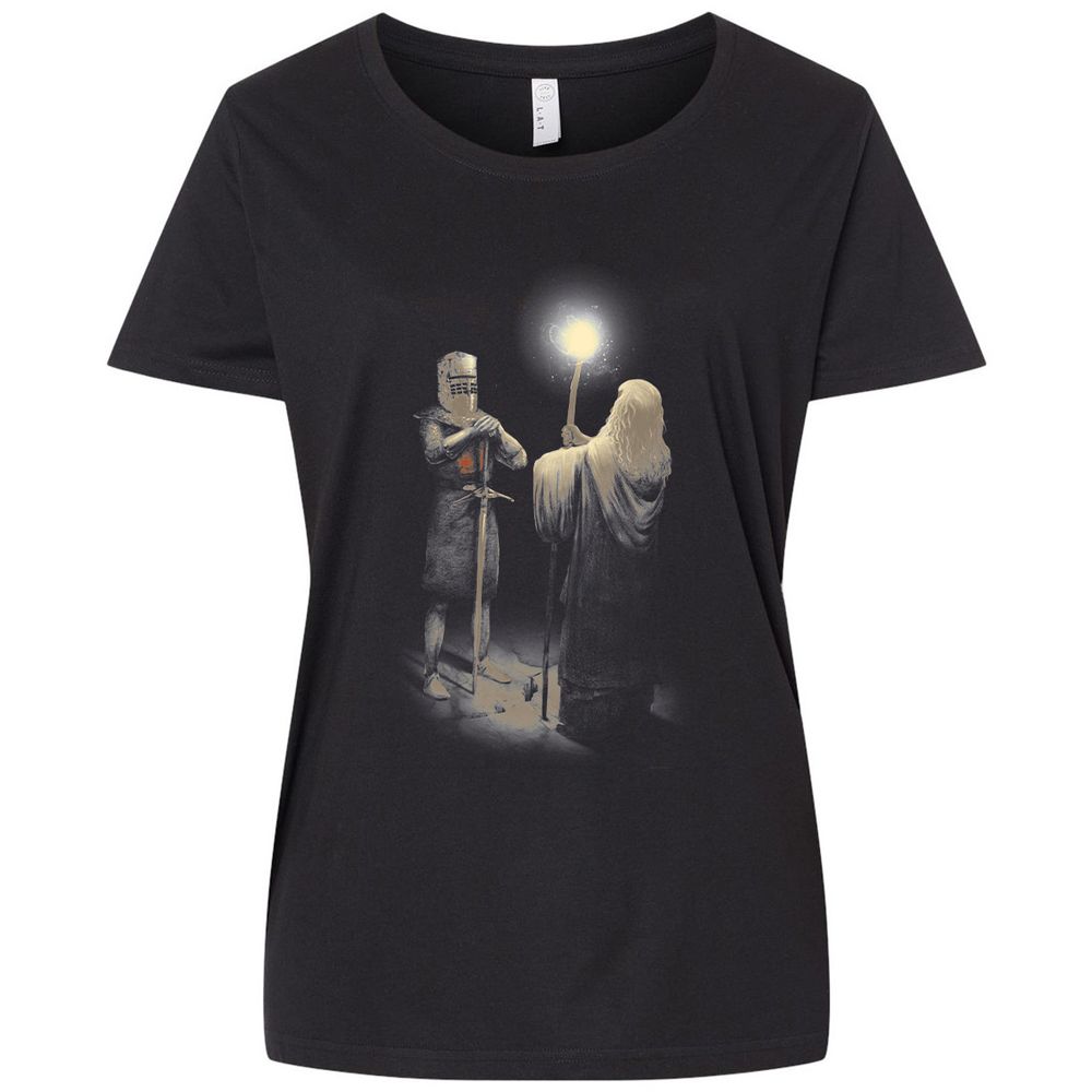 Ladies Curvy Jersey - CFJKN5RW - Blended Black - 1