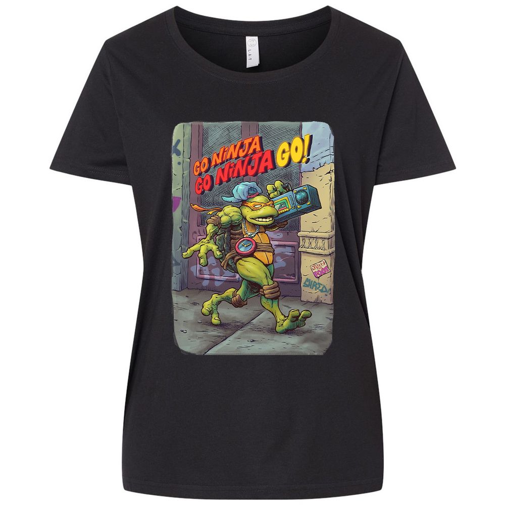 Ladies Curvy Jersey - 9BWLG1JD - Blended Black - 1