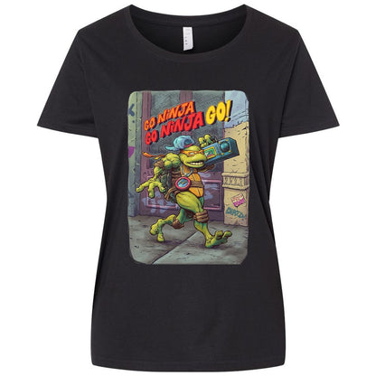 Ladies Curvy Jersey - 9BWLG1JD - Blended Black - 1