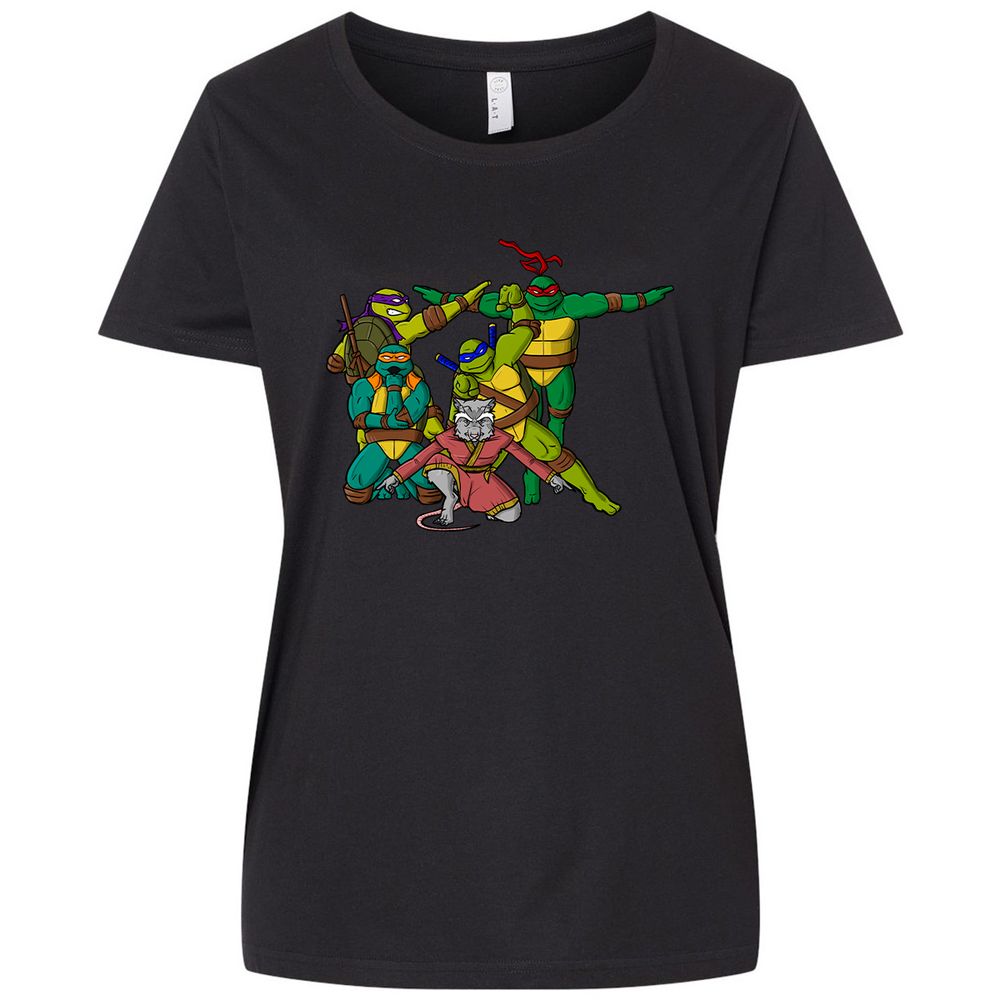 Ladies Curvy Jersey - BF4CA9UH - Blended Black - 1