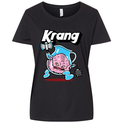 Ladies Curvy Jersey - T51XU6S2 - Blended Black - 1