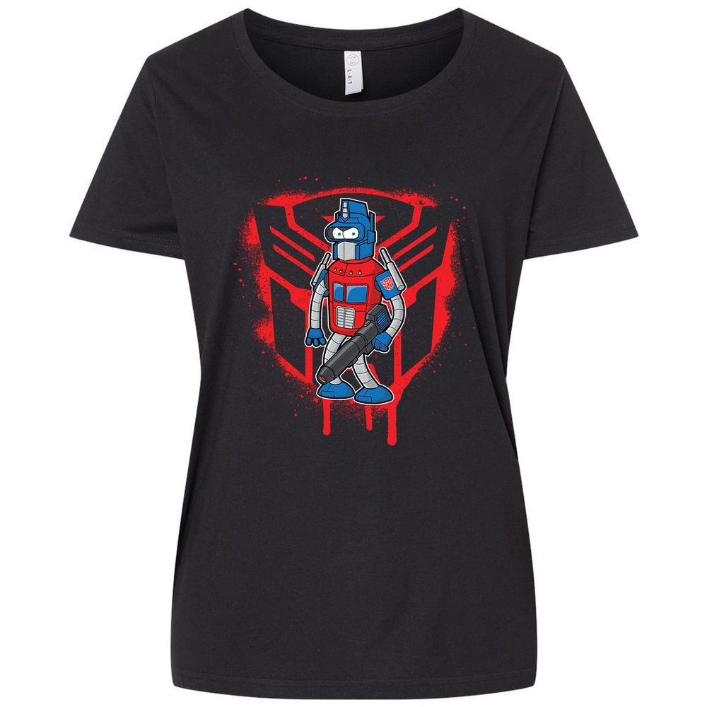 Ladies Curvy Jersey - 75WDBXRT - Blended Black - 1