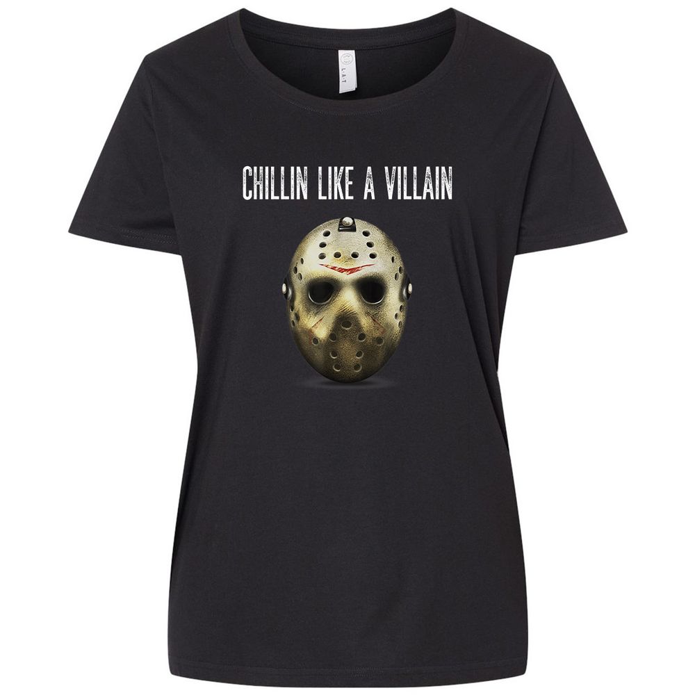 Ladies Curvy Jersey - GVWTTBCJ - Blended Black - 1