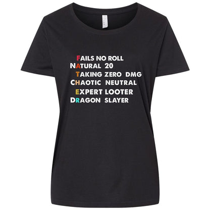 Ladies Curvy Jersey - 95KRZMPF - Blended Black - 1