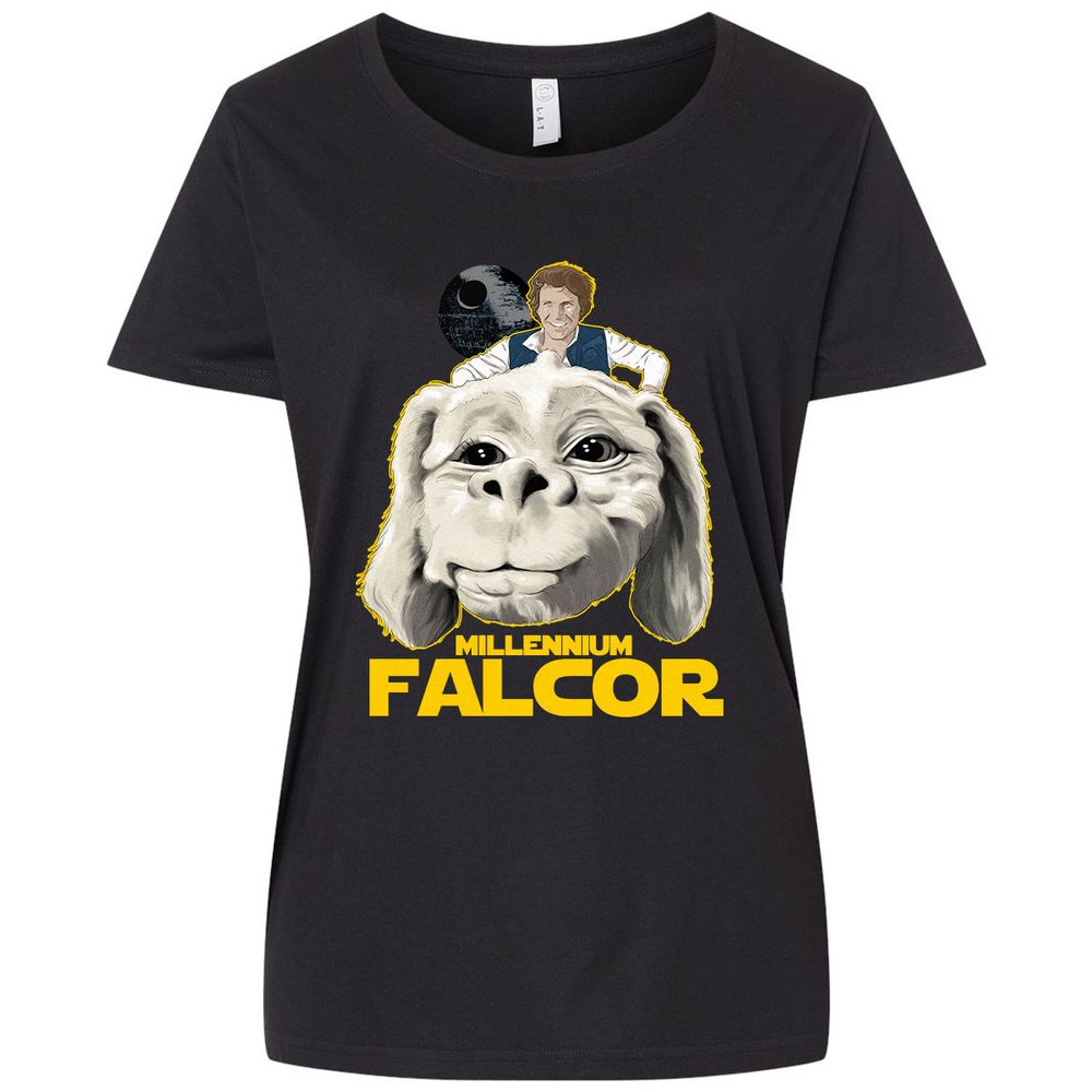 Ladies Curvy Jersey - TTU3N15P - Blended Black - 1