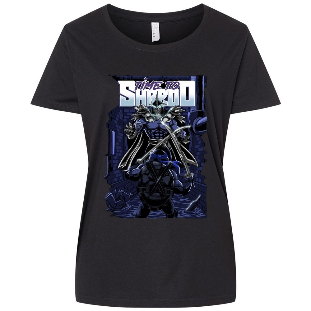 Ladies Curvy Jersey - BPZP8AUV - Blended Black - 1