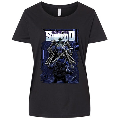 Ladies Curvy Jersey - BPZP8AUV - Blended Black - 1