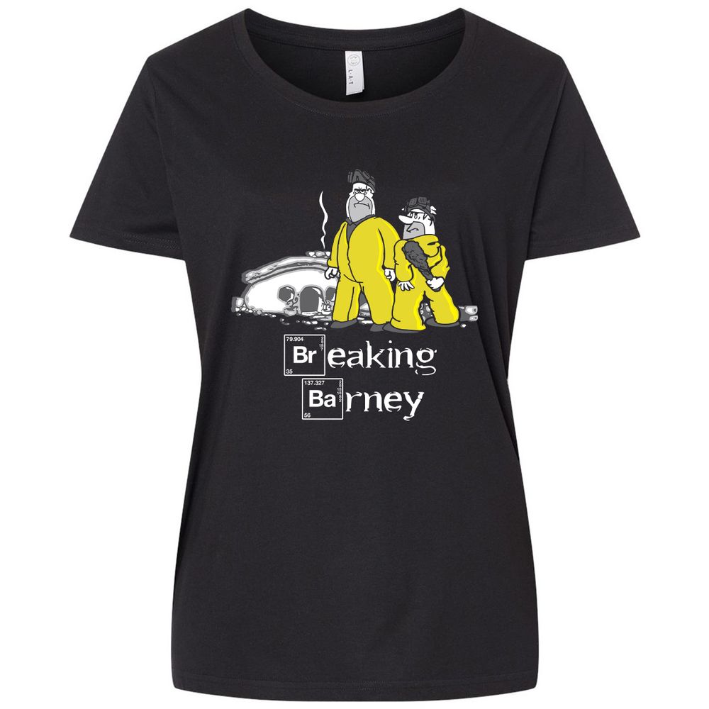 Ladies Curvy Jersey - C8FTS4M7 - Blended Black - 1