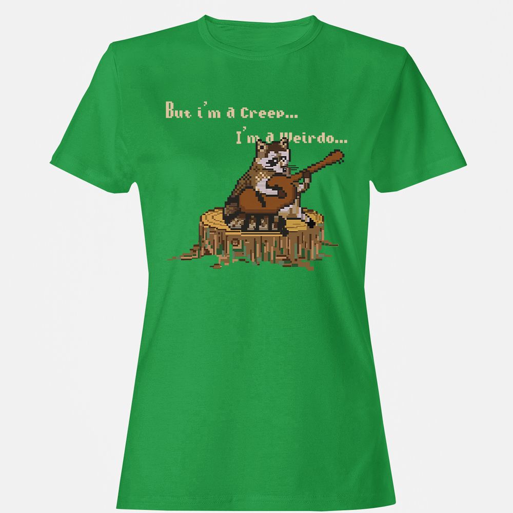 Women's T-Shirt - 7D2KWKHQ - Irish Green - 1