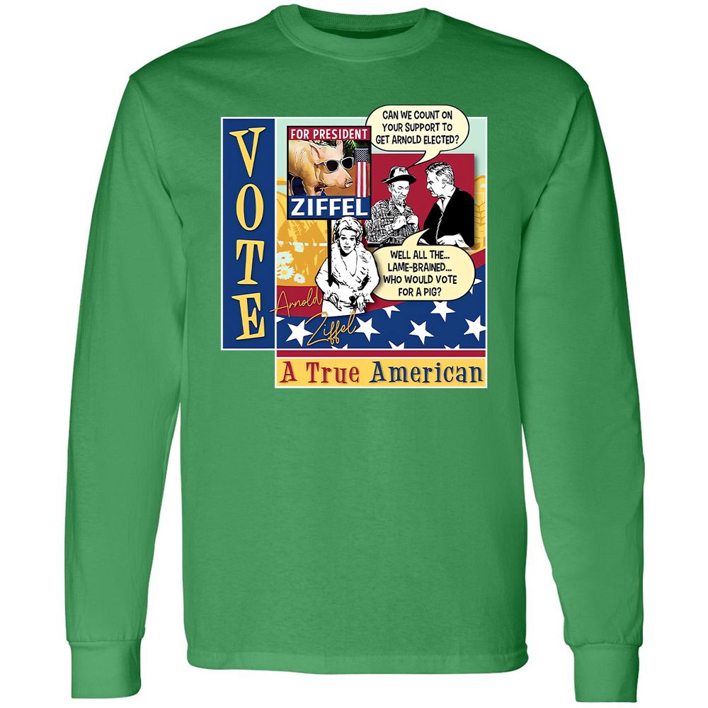 Long Sleeve T-Shirt - R9LD3NWZ - Irish Green - 1