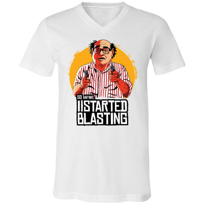 Unisex V-Neck T-Shirt - A918X1JC - White - 1