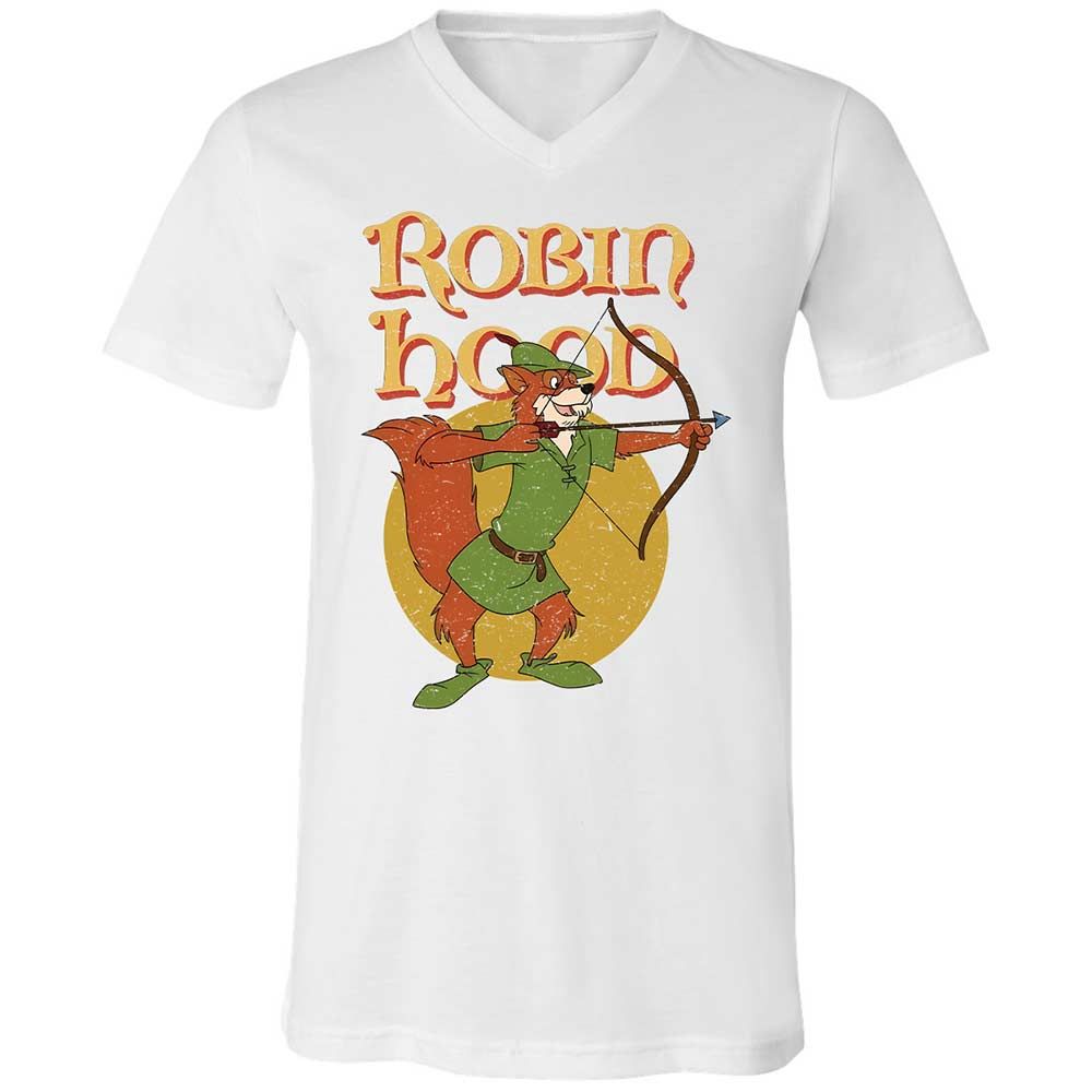 Unisex V-Neck T-Shirt - 74LK12LN - White - 1