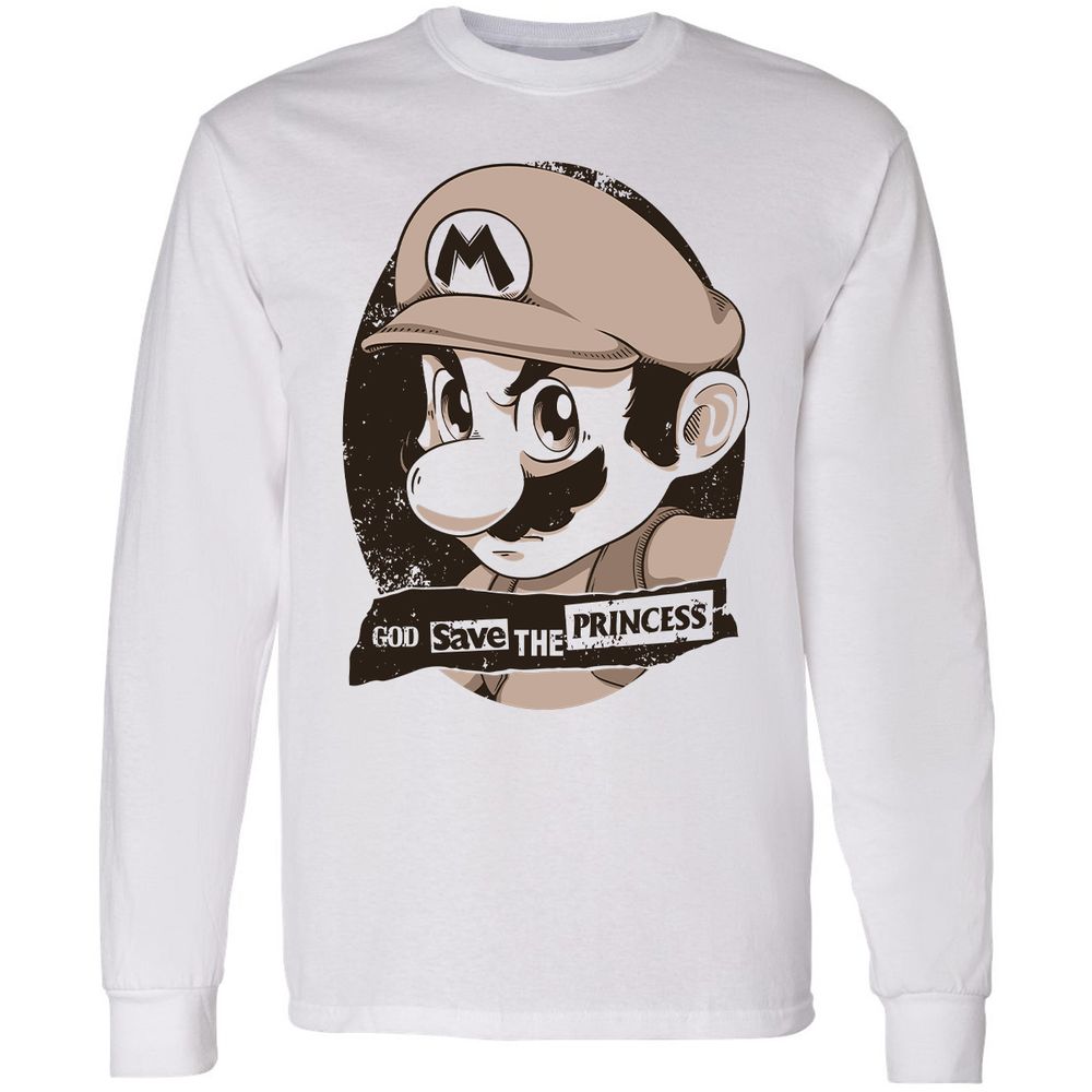 Long Sleeve T-Shirt - DMVSF6QW - White - 1