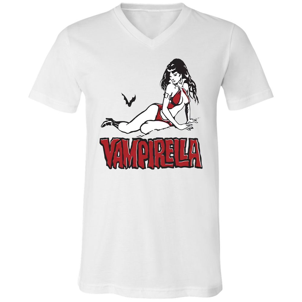 Unisex V-Neck T-Shirt - FKAESP1V - White - 1