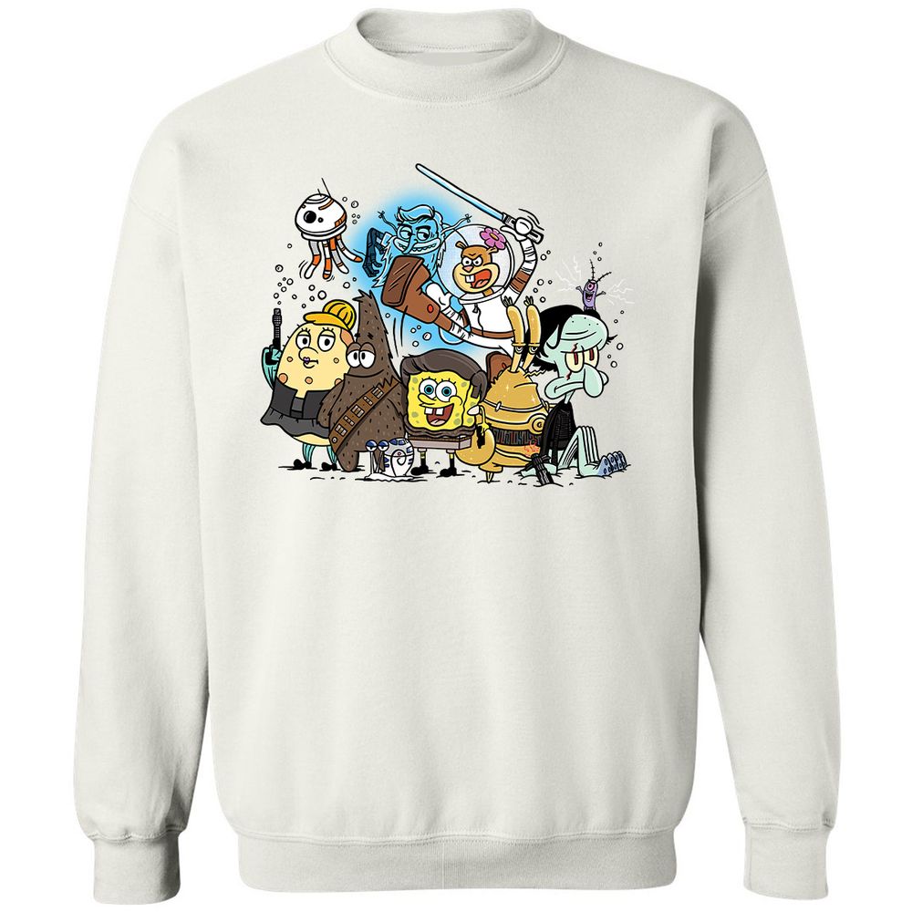 Classic Unisex Sweatshirt - CQZGT8DM - White - 1