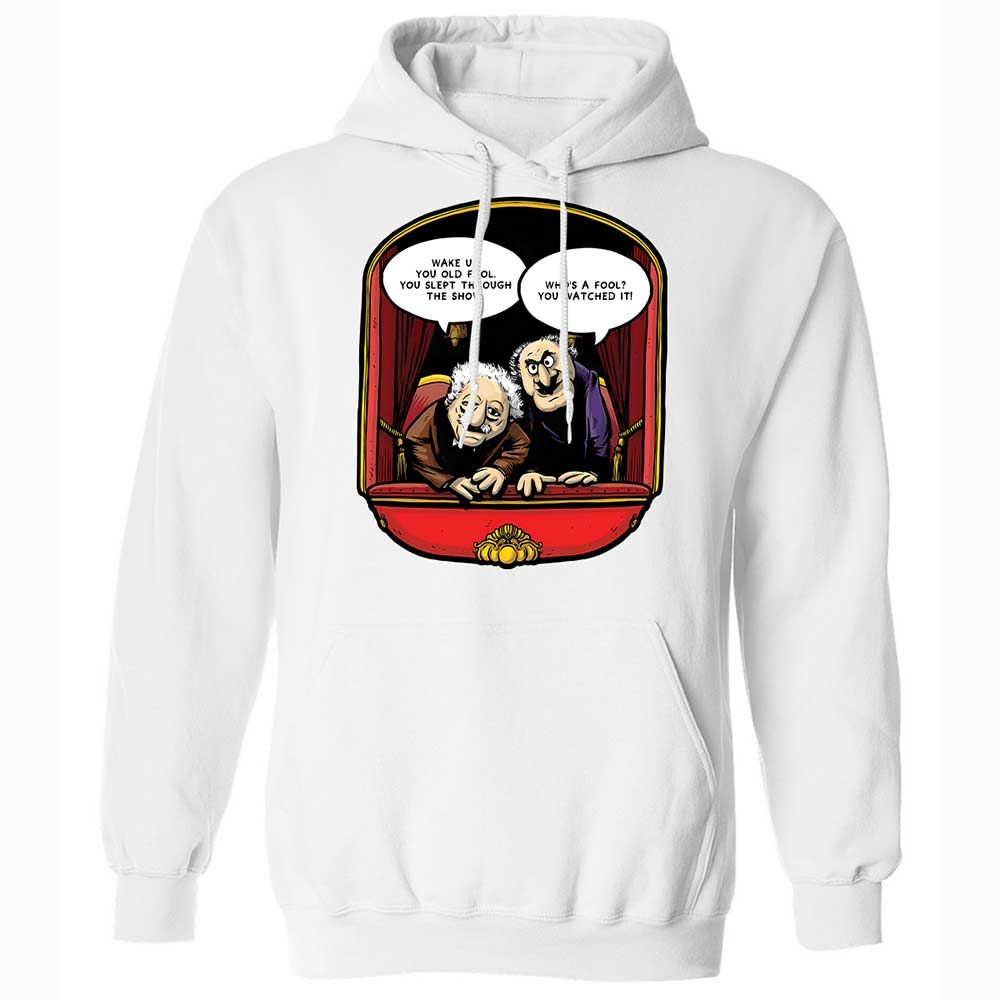 Statler and Waldorf (Wake Up) - White - 1