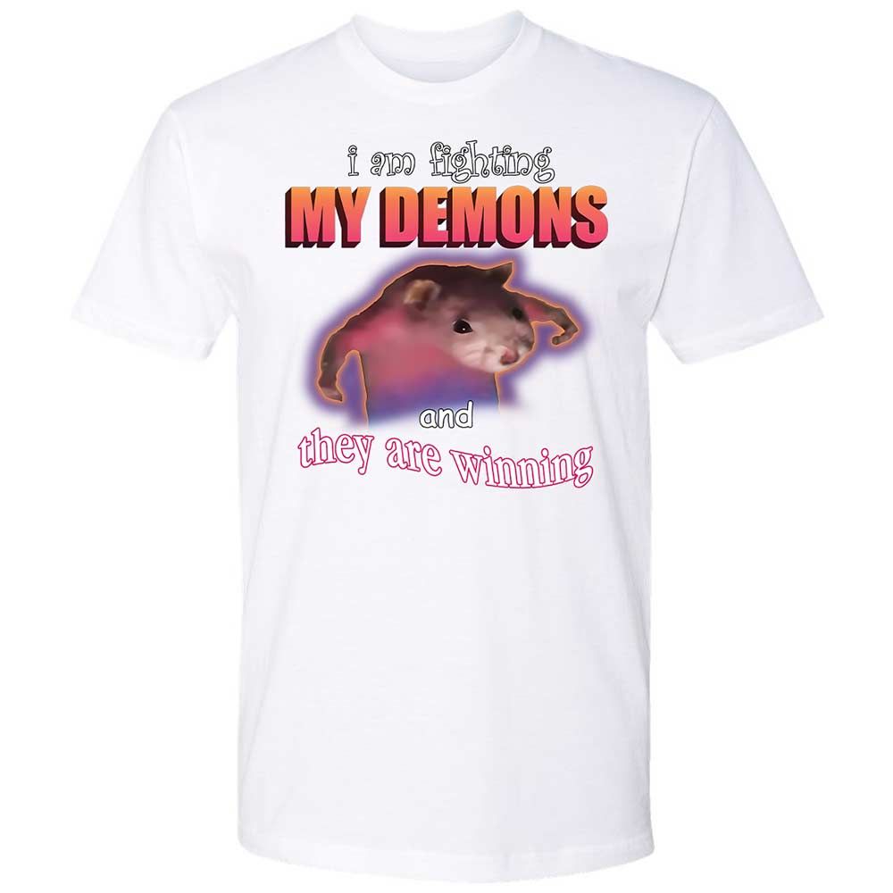 I'm fighting my demons - White - 1