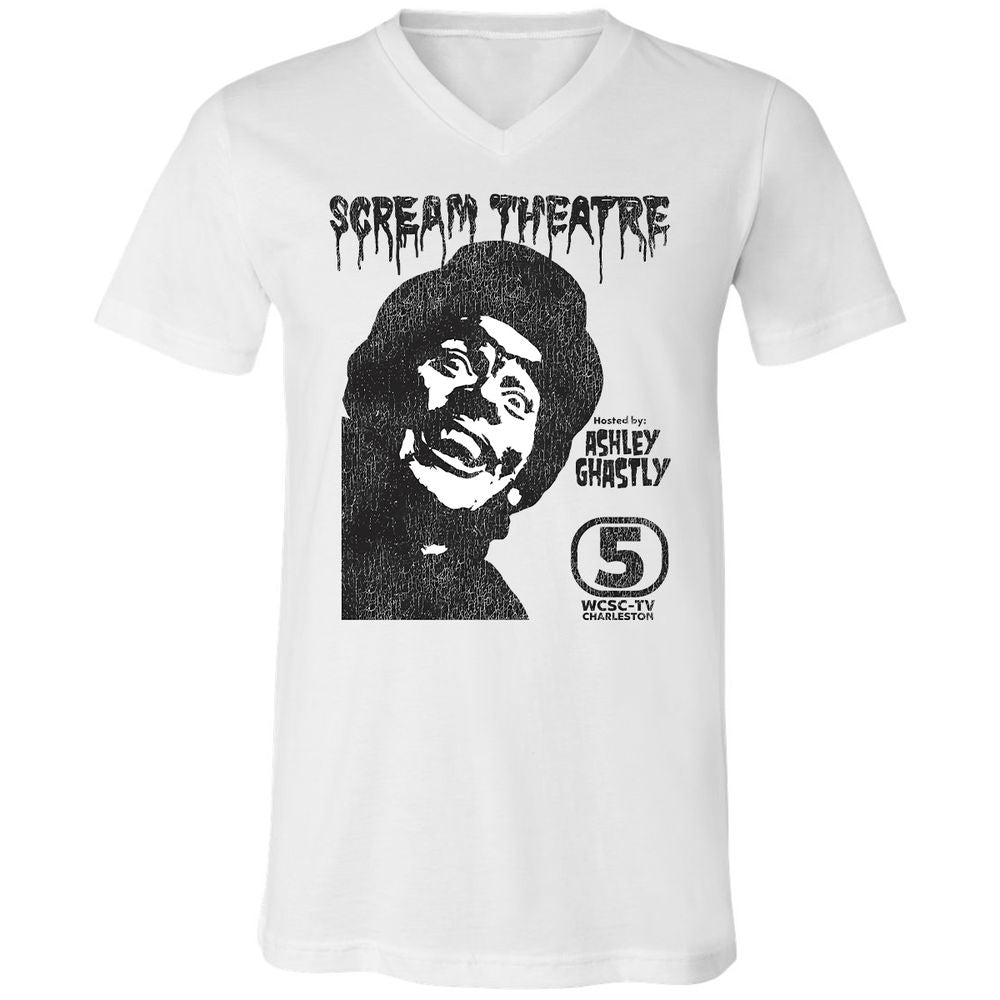 Unisex V-Neck T-Shirt - WMJN9KVP - White - 1