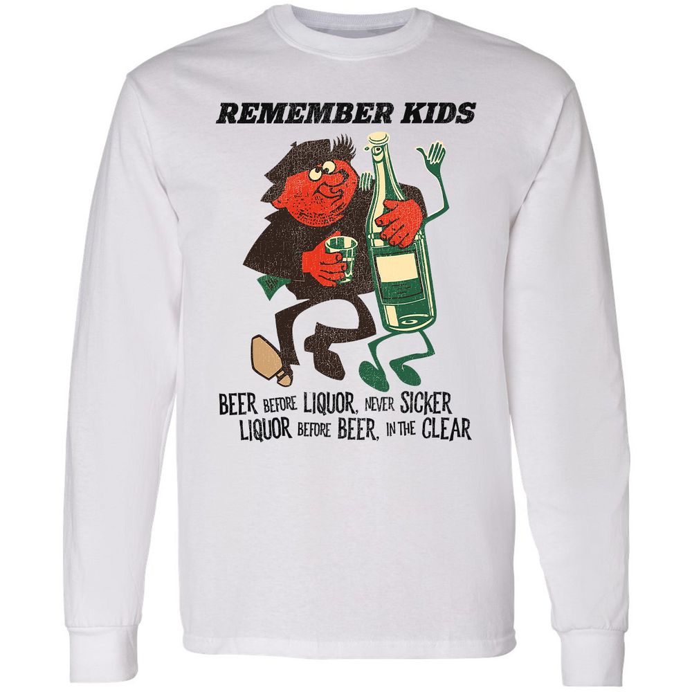Long Sleeve T-Shirt - BL7VNV9Z - White - 1