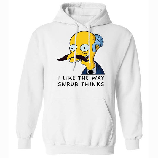 I Like the Way Snrub Thinks - White - 1