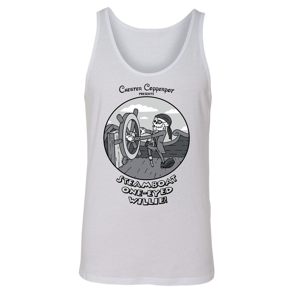 Unisex Jersey Tank - JX77AAGK - White - 1