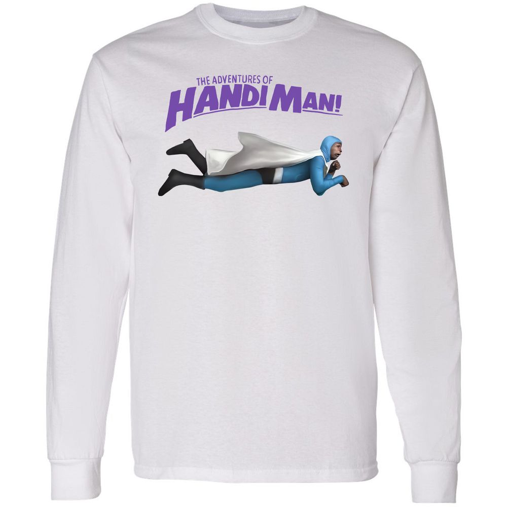 Long Sleeve T-Shirt - BXS9GBJU - White - 1