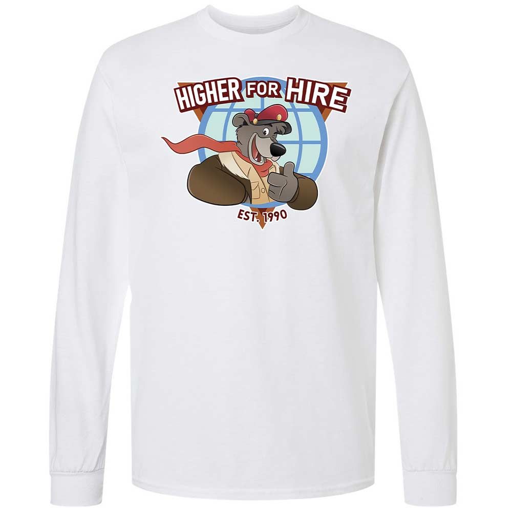 Higher for Hire - White - 1