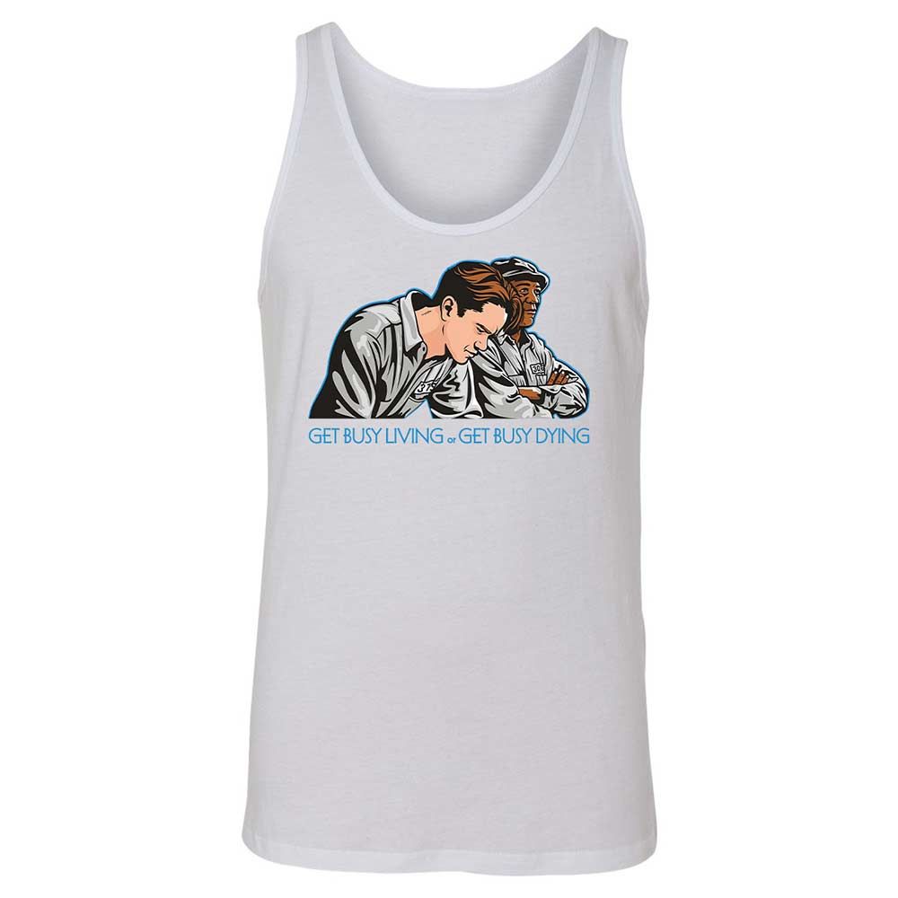Get Busy Living - White - 1