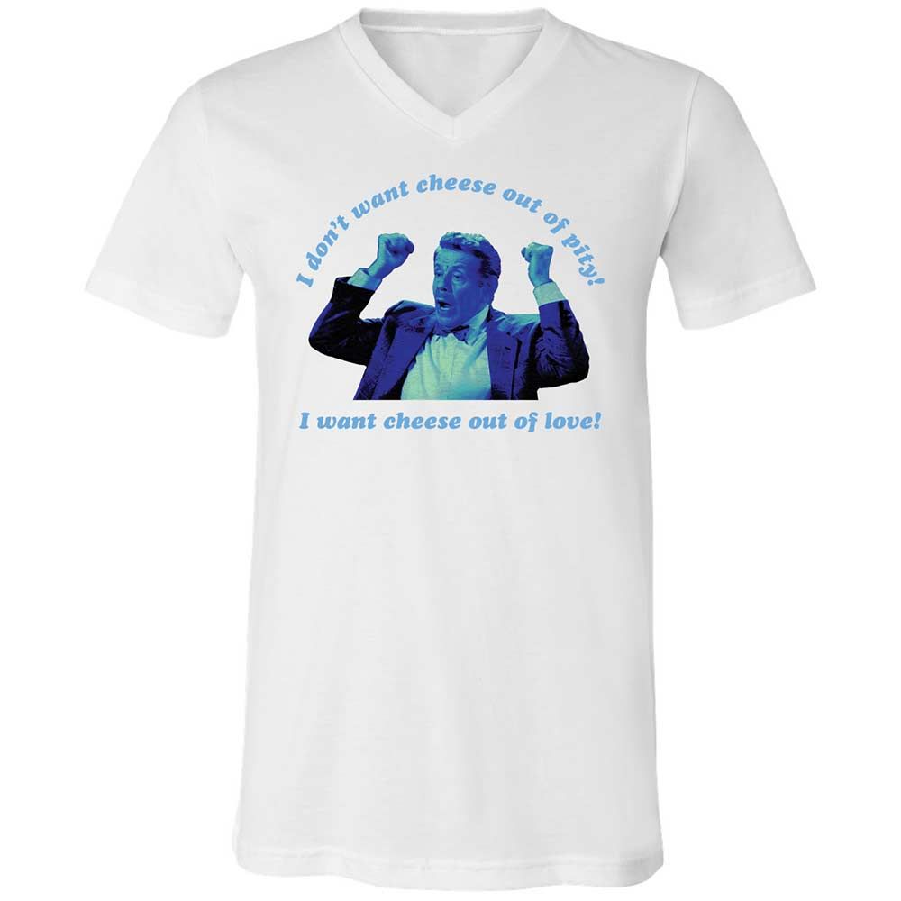 Unisex V-Neck T-Shirt - XZA63KUA - White - 1