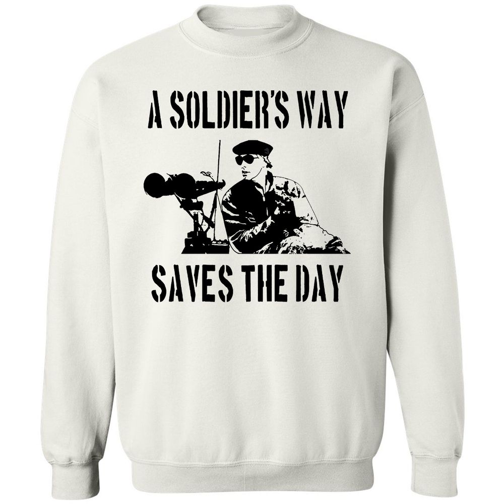 Classic Unisex Sweatshirt - 8KCJ3TSV - White - 1
