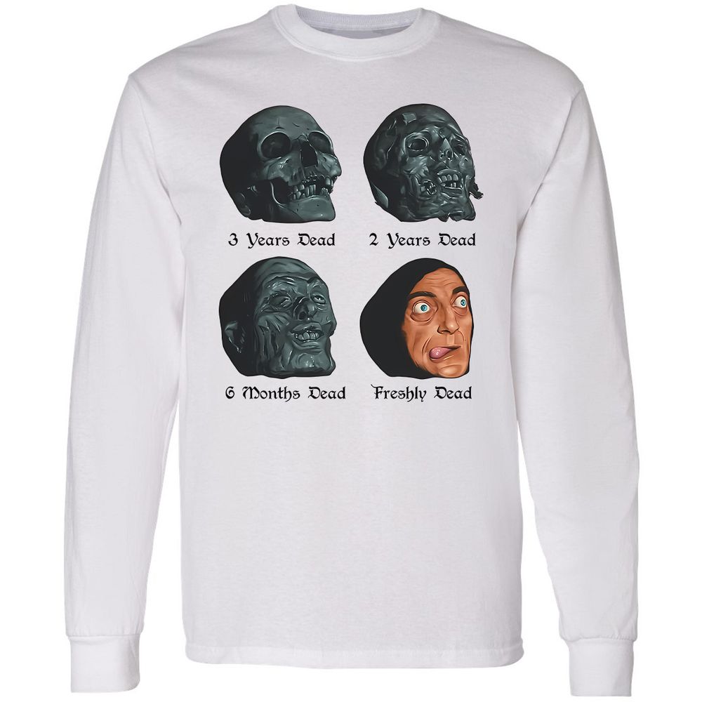 Long Sleeve T-Shirt - YHZ1VSPV - White - 1