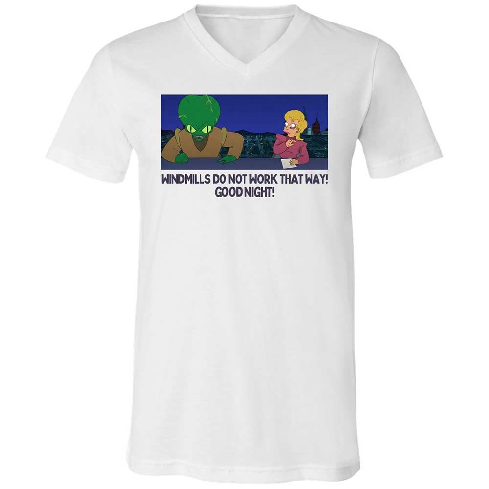 Unisex V-Neck T-Shirt - J9YV6QZ2 - White - 1