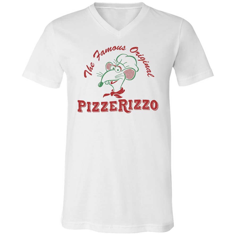 Unisex V-Neck T-Shirt - 5656WHM3 - White - 1