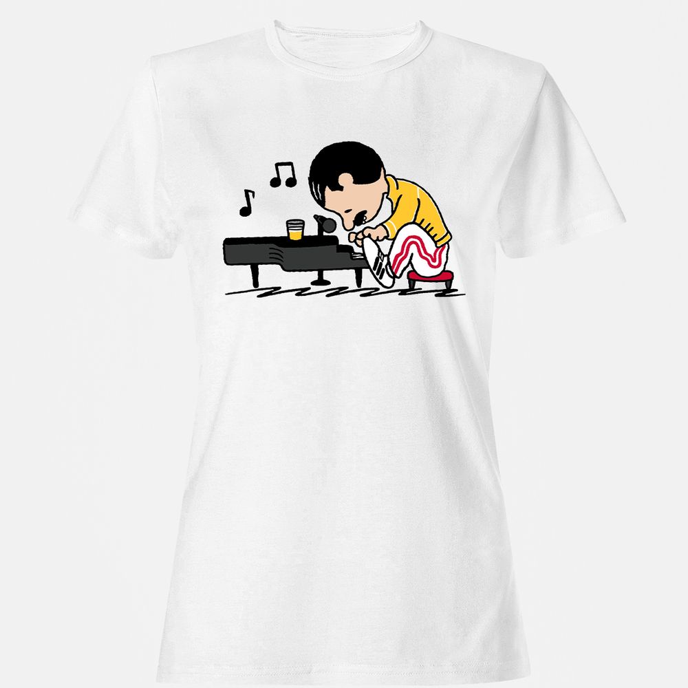 Women's T-Shirt - 47RYUEVM - White - 1