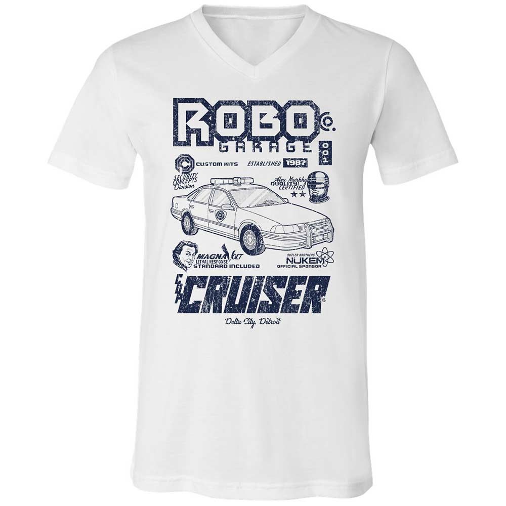 Unisex V-Neck T-Shirt - FU7SPXAV - White - 1