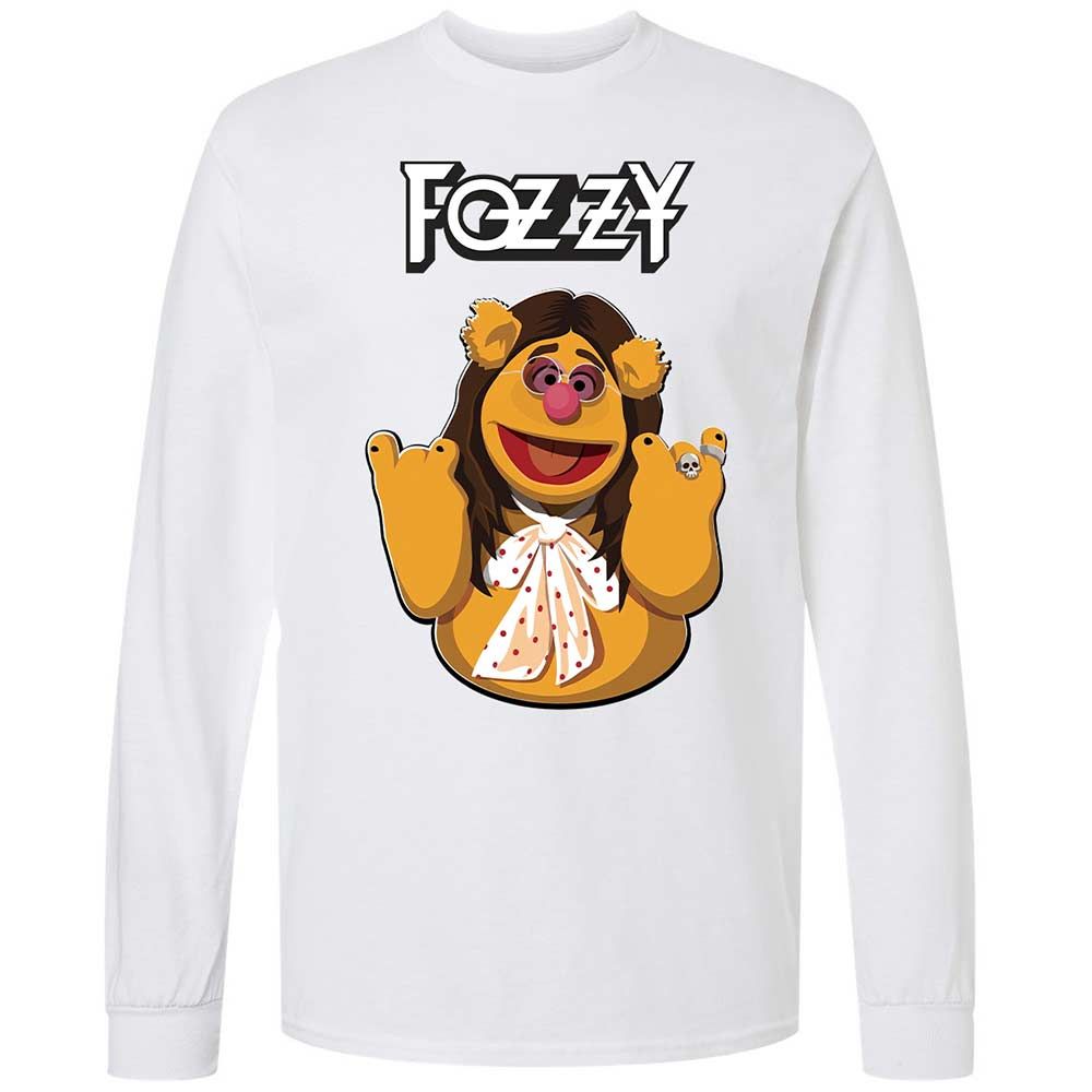 Fozzie Muppet as Rockstar - White - 1