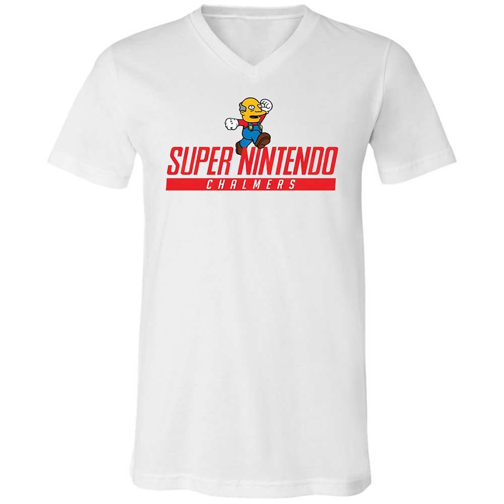 Unisex V-Neck T-Shirt - WKLW5FKM - White - 1