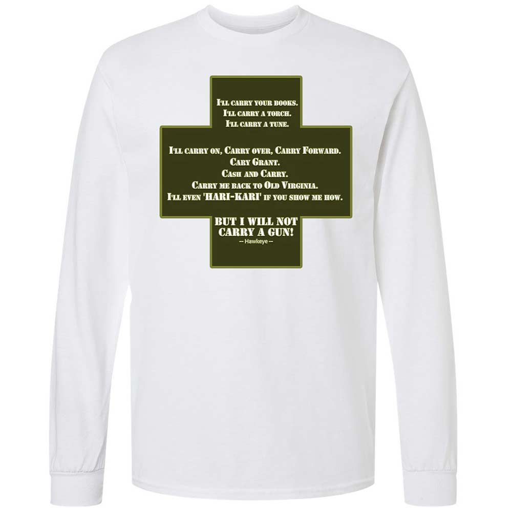 I Will Not Carry a Gun - White - 1