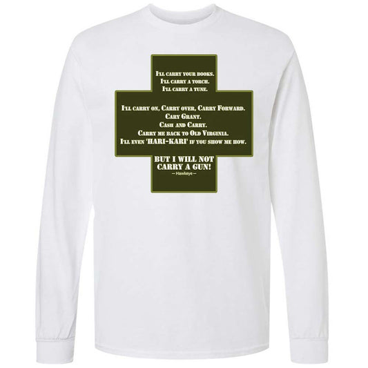 I Will Not Carry a Gun - White - 1