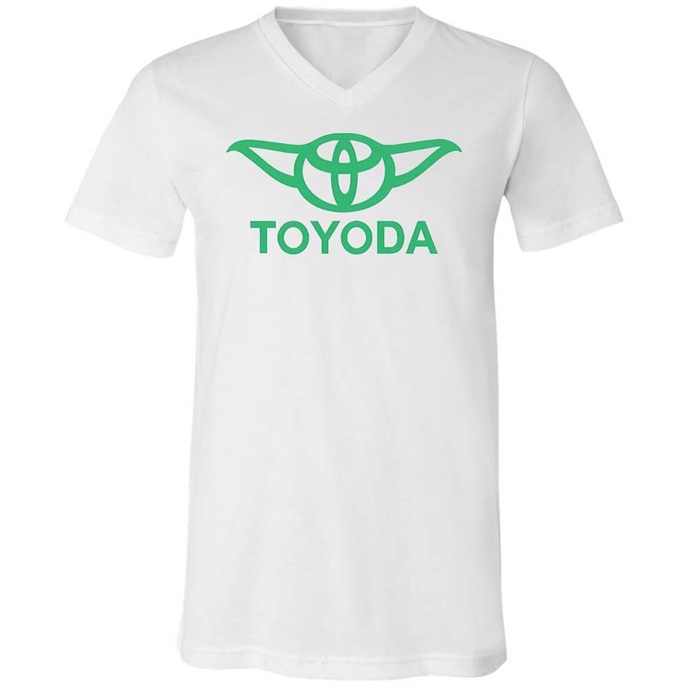 Unisex V-Neck T-Shirt - 5FQ7Y115 - White - 1