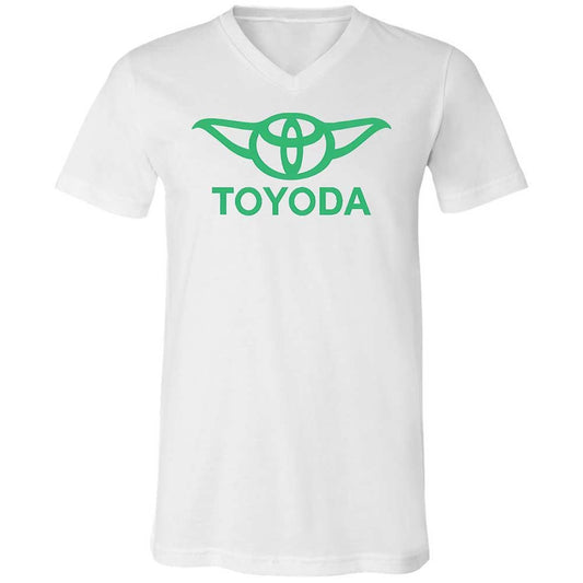 Unisex V-Neck T-Shirt - 5FQ7Y115 - White - 1