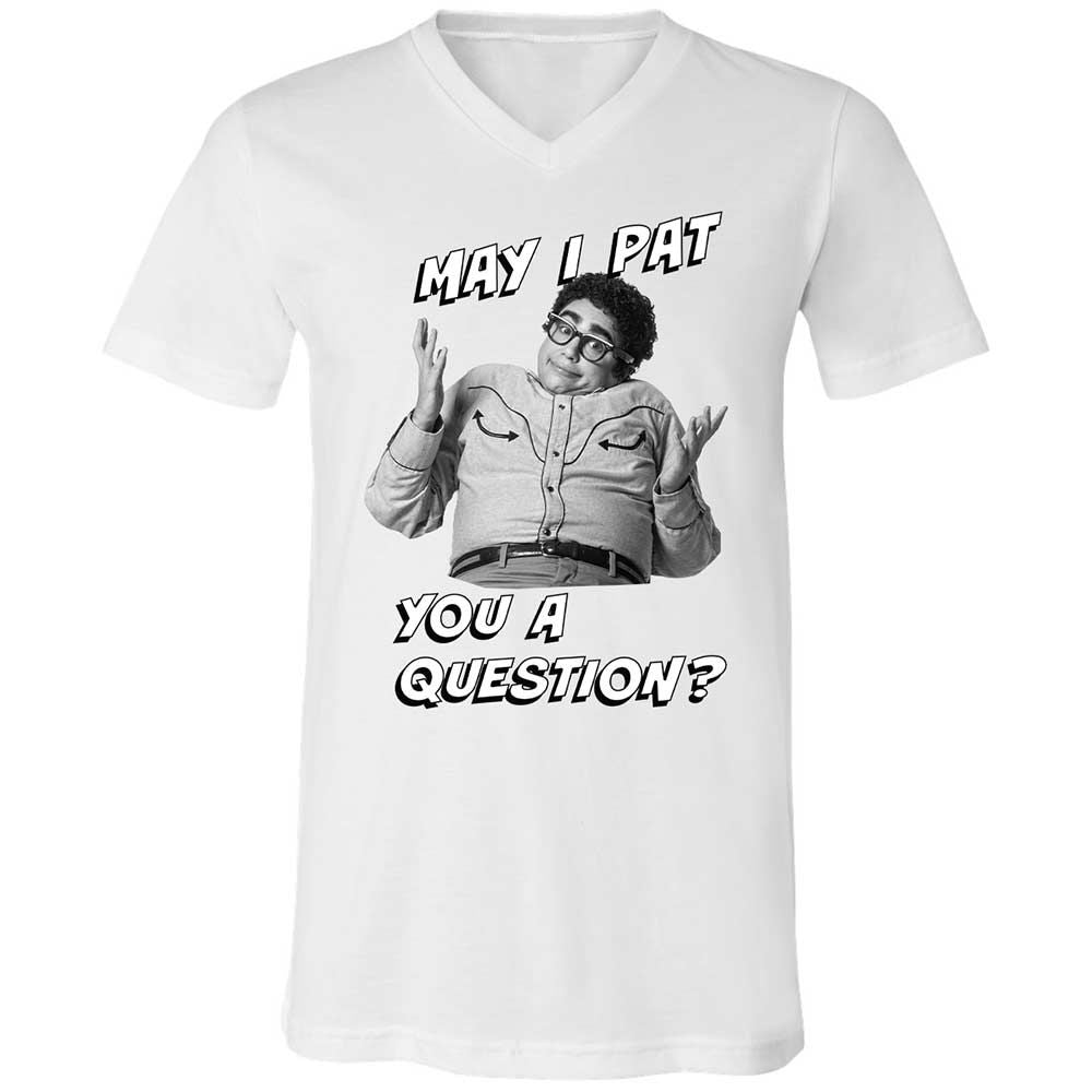 Unisex V-Neck T-Shirt - AEZYNX8L - White - 1