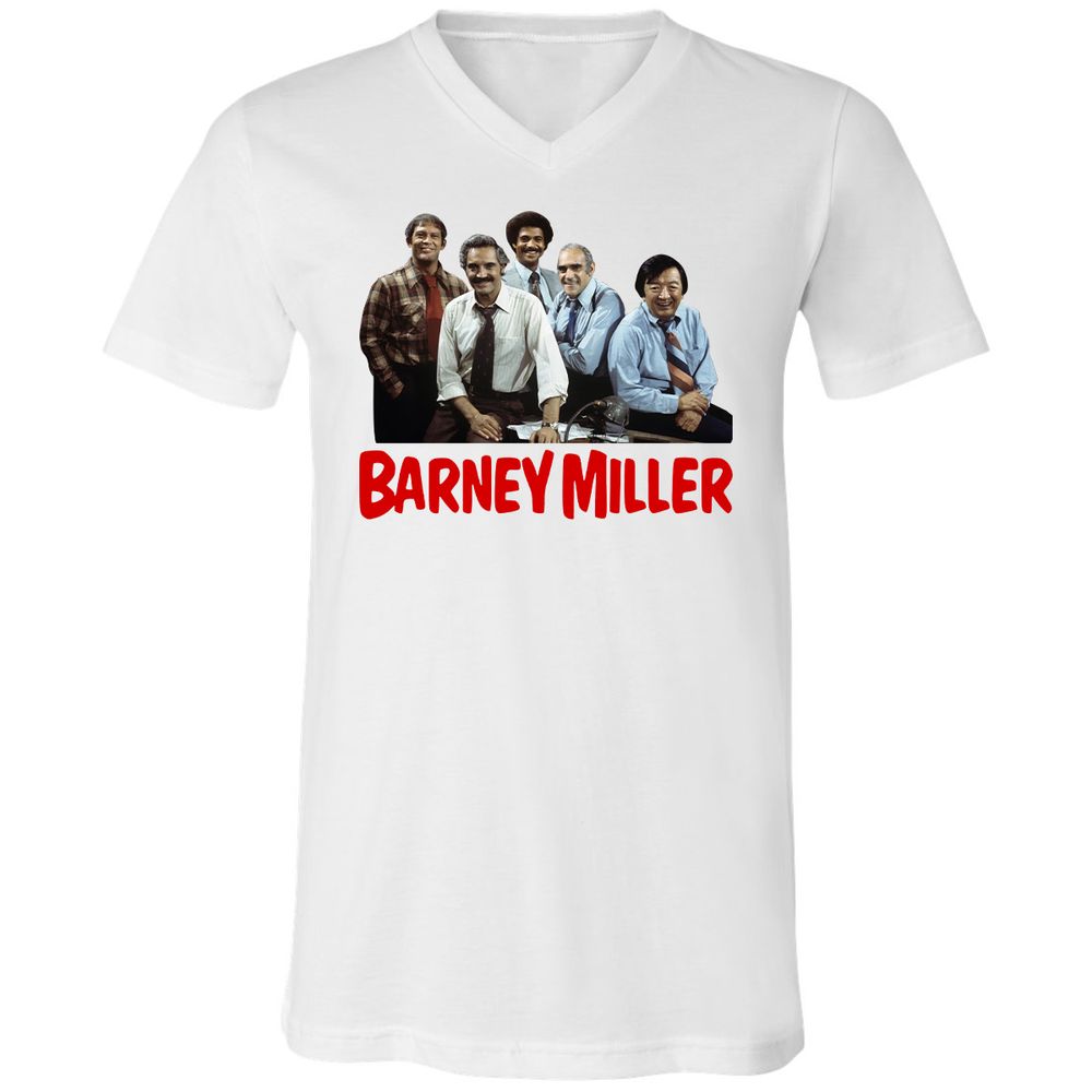Unisex V-Neck T-Shirt - NRVCUBLT - White - 1