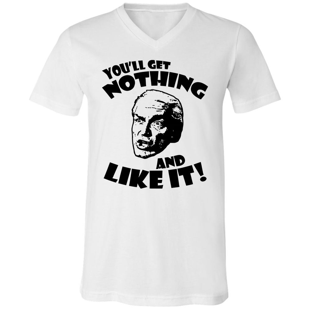 Unisex V-Neck T-Shirt - 57Z5AX6J - White - 1