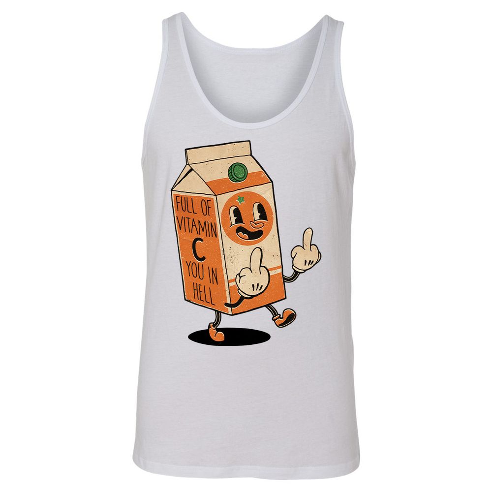 Unisex Jersey Tank - Z957S1J9 - White - 1
